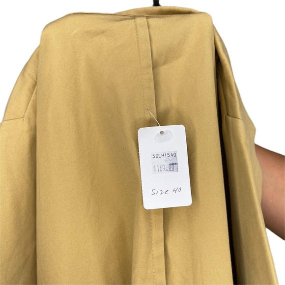 Orvis Mens 40R Blazer Jacket 3 Buttons Tan 100% Cotton Vintage Multi Pockets - Picture 6 of 6